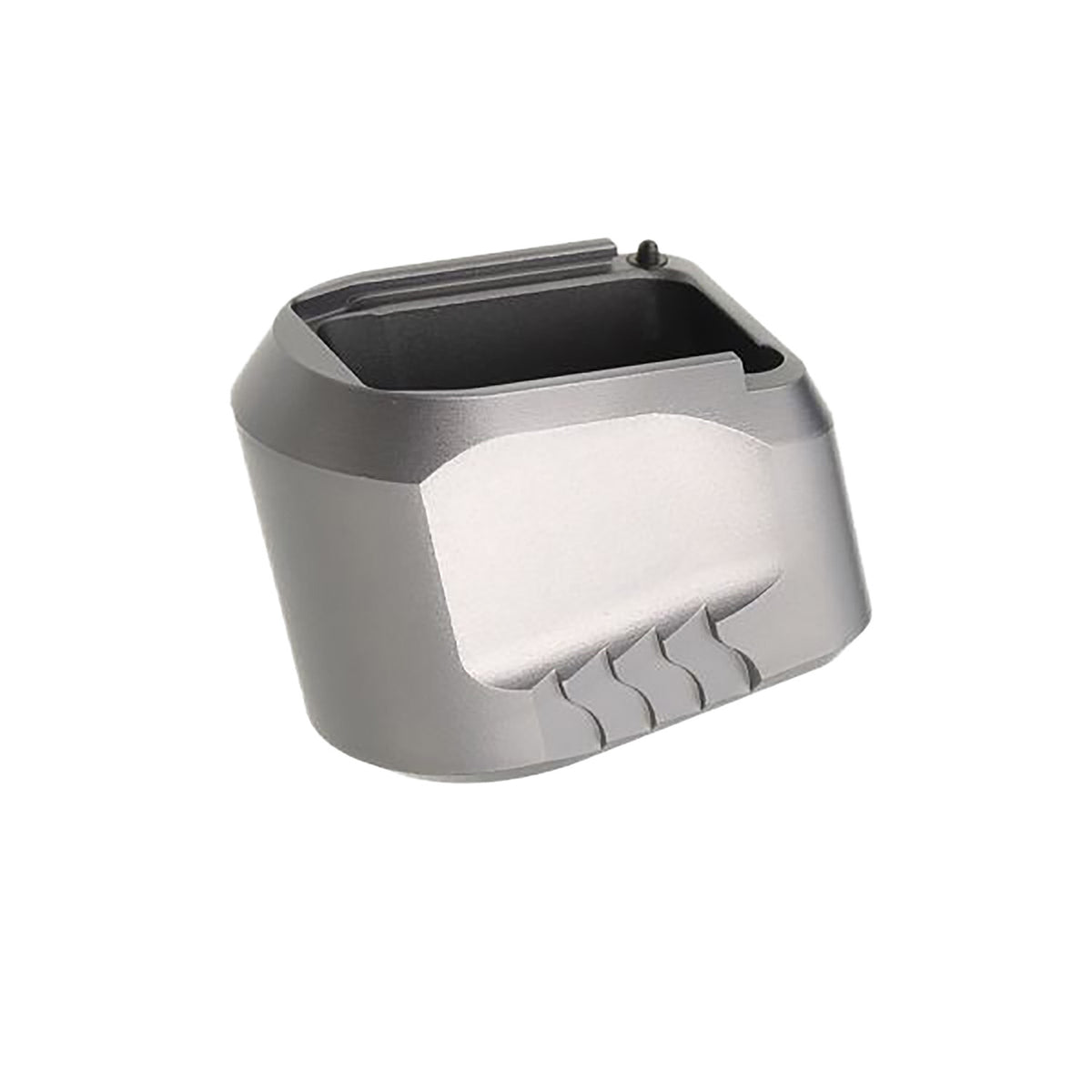 Tyrant CNC TDMPMAGEXFSGREY +5 Magazine Extension for S&W M&P 9/40 Full-Size 1.0/2.0 - Grey Aluminum