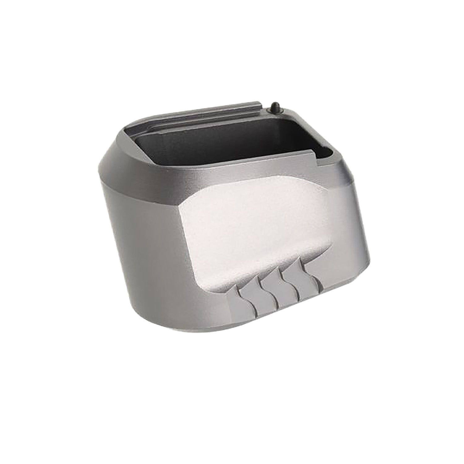 Tyrant CNC TDMPMAGEXFSGREY +5 Magazine Extension for S&W M&P 9/40 Full-Size 1.0/2.0 - Grey Aluminum