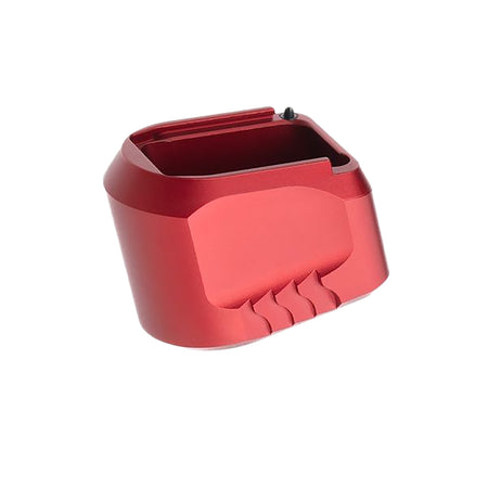 Tyrant CNC TDMPMAGEXFSRED +5 Magazine Extension for S&W M&P 9/40 Full-Size 1.0/2.0 - Red Aluminum