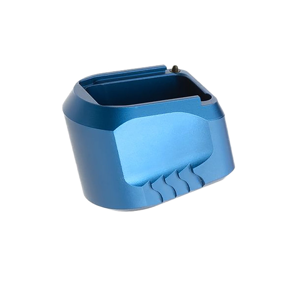 Tyrant CNC TDMPMAGEXFSBLUE +5 Magazine Extension for S&W M&P 9/40 Full-Size 1.0/2.0 - Blue Aluminum