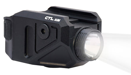 Viridian 9300050 CTL Slim C Series Black Glock 43X/48 MOS 550 Lumens Weapon Light Rail Mount
