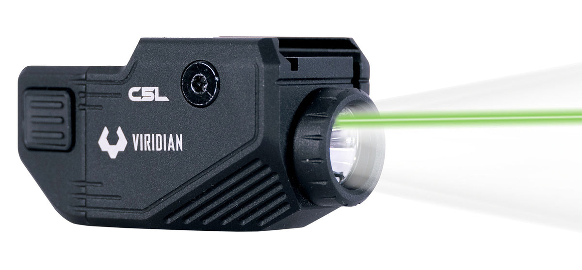 Viridian 9300058 C5L Custom C Series Black Aluminum Ruger RXM 550 Lumens Green Laser Rail Mount