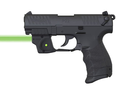 Viridian 9120097 E-Series Green Laser for Walther P22 Black Polymer Rail Mount