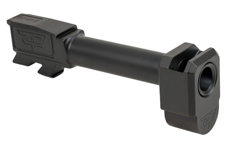 Zaffiri Precision ZP.43BTBCBN 9mm Glock 43/43X Threadless Compensator Barrel Black Nitride Stainless Steel