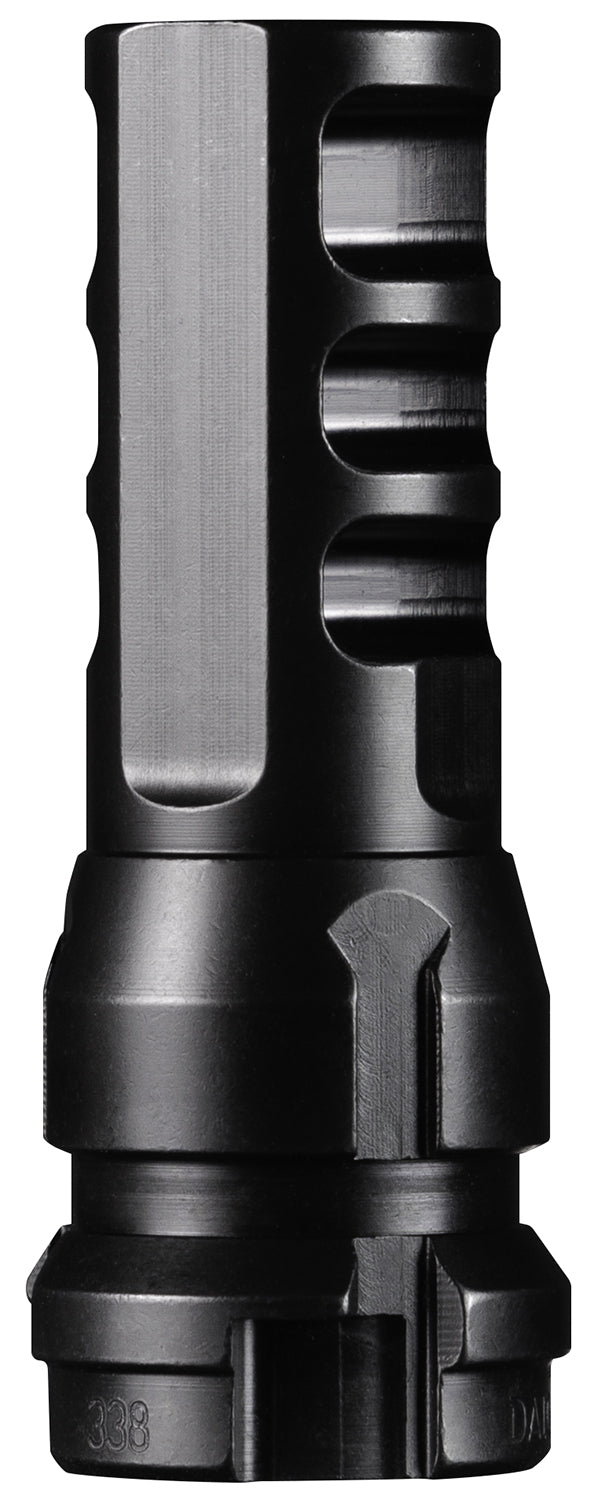 Dead Air DA104 KeyMo Muzzle Brake Black Nitride 4140 Steel M18X1 Threads 338 Cal