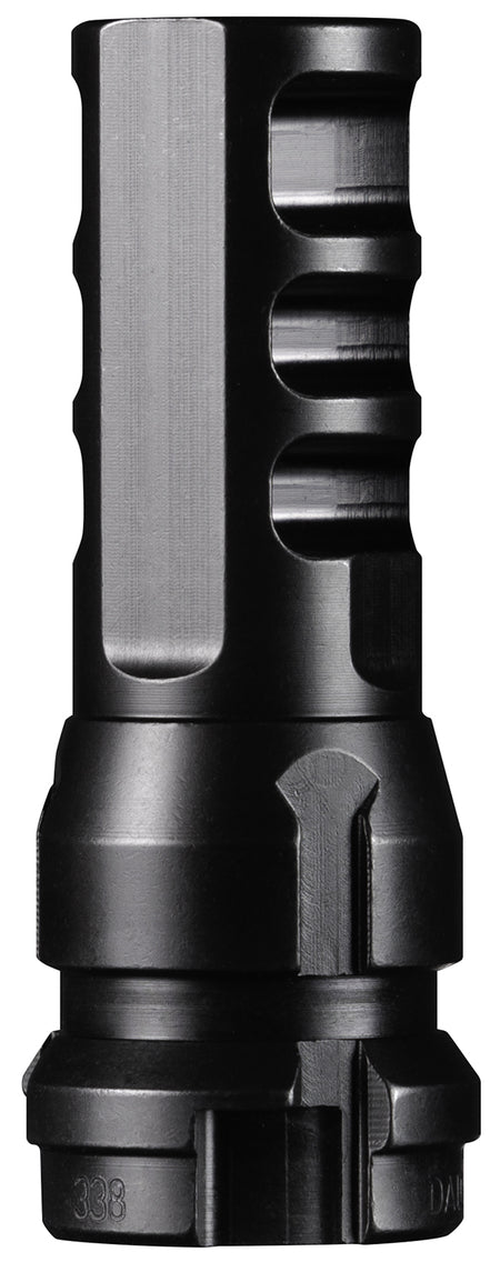Dead Air DA104 KeyMo Muzzle Brake Black Nitride 4140 Steel M18X1 Threads 338 Cal
