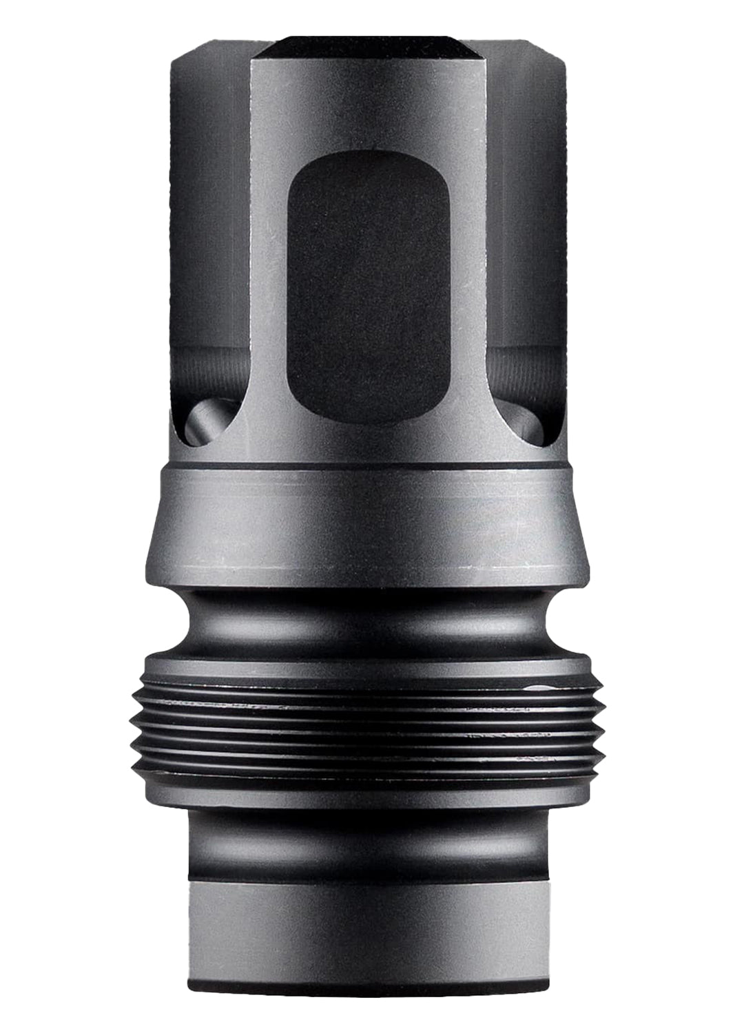 Dead Air DA130 Xeno 3-Prong Flash Hider Black Nitride 4140 Steel 5/8"x24 Threads 9mm 1.96" OAL