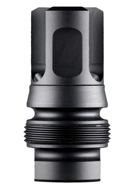 Dead Air DA130 Xeno 3-Prong Flash Hider Black Nitride 4140 Steel 5/8"x24 Threads 9mm 1.96" OAL