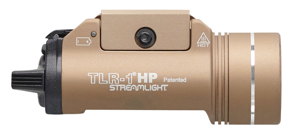 Streamlight 59151 TLR-1 HP FDE Aluminum 1000-Lumen High-Candela Rail Mount Weapon Light