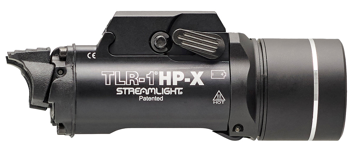 Streamlight 69167 TLR-1 HP-X Black Anodized Aluminum 1000-Lumen Rail Mount Weapon Light
