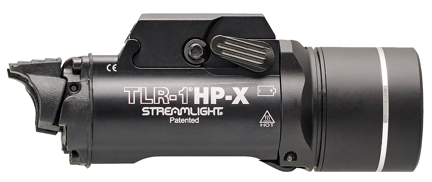 Streamlight 69167 TLR-1 HP-X Black Anodized Aluminum 1000-Lumen Rail Mount Weapon Light