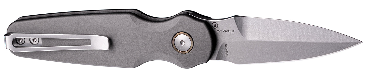 Hogue 64233 Ballista-II 2.6" Auto Bayonet Blade Aluminum Gray Handle Folding Knife