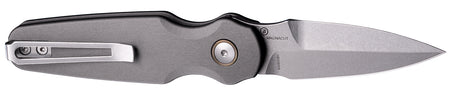 Hogue 64233 Ballista-II 2.6" Auto Bayonet Blade Aluminum Gray Handle Folding Knife