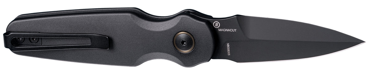 Hogue 64236 Ballista-II 2.6" Auto Bayonet Blade Black Aluminum Handle Folding Knife