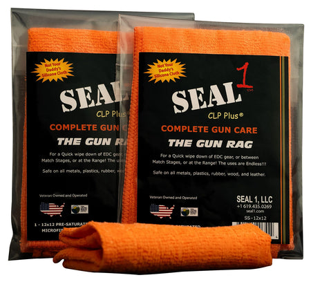 Seal 1 SS-12X12 The Gun Rag Microfiber Cleaning Cloth