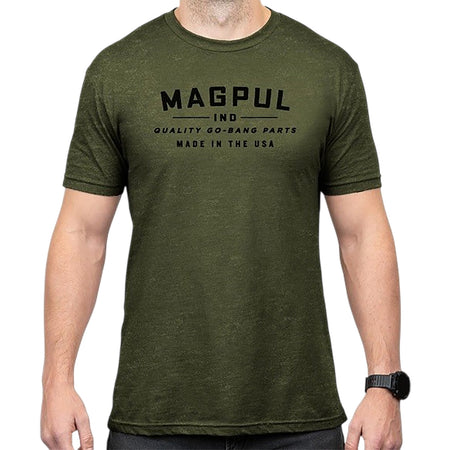 Magpul Go Bang Parts Olive Drab Heather Short Sleeve T-Shirt Medium