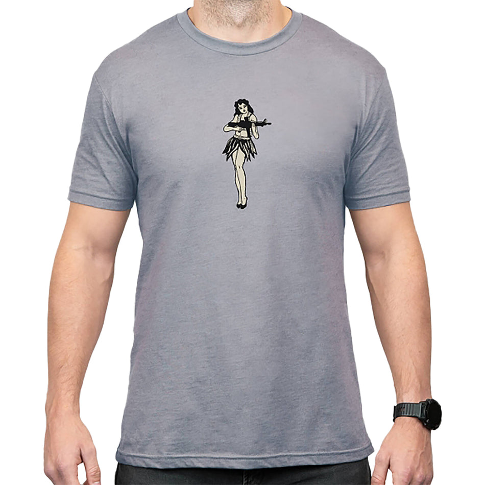 Magpul Hula Girl Short Sleeve Tee Grey Medium