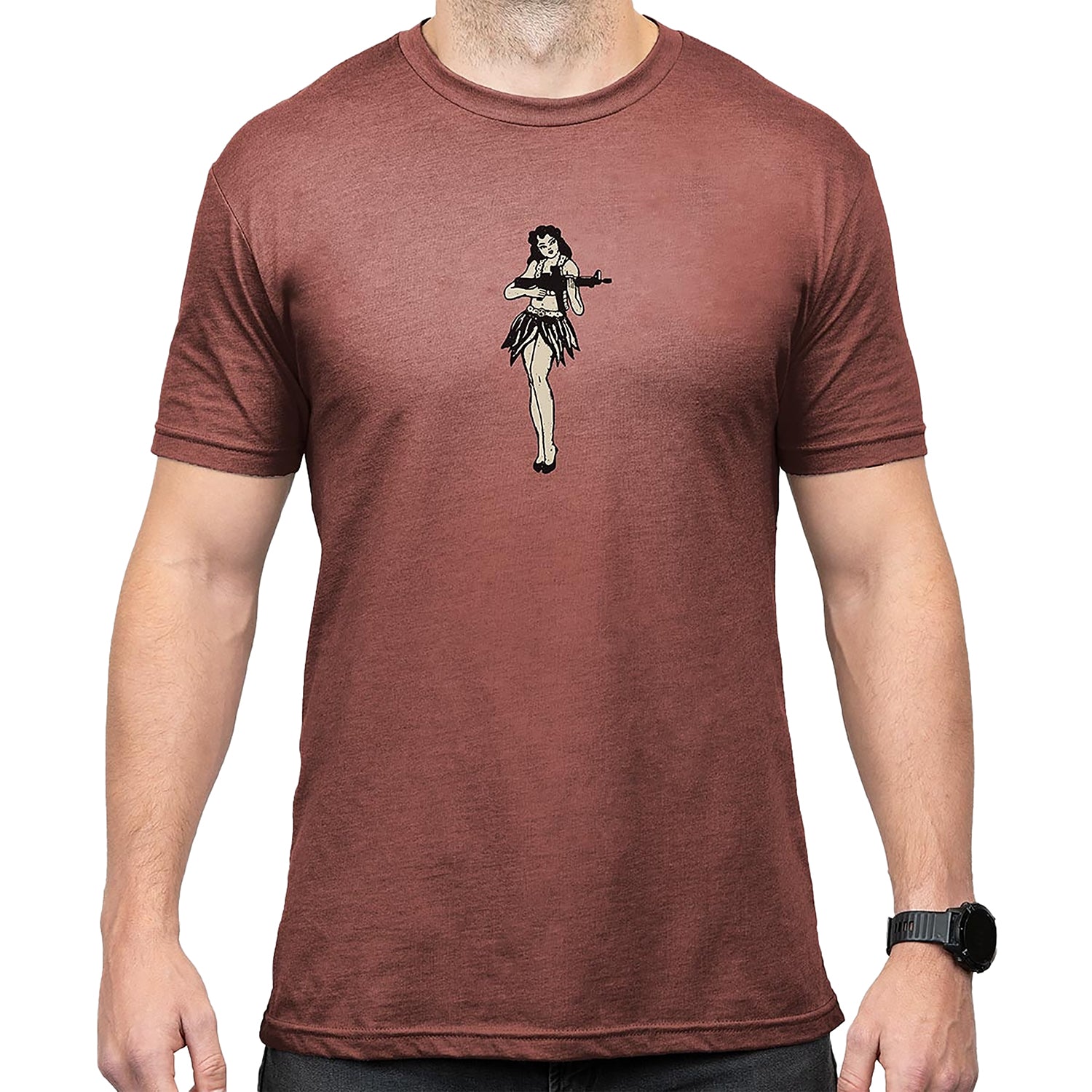 Magpul Hula Girl Short Sleeve Tee Redrock Heather 2XL