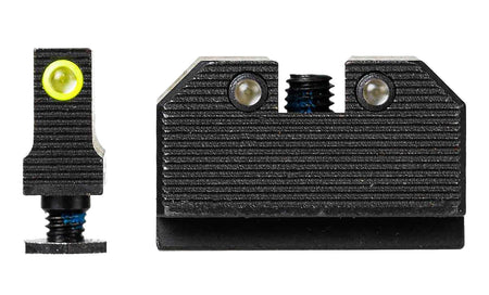 Tapco TAP22039 Tritium Sight Set Black Frame for Glock Pistols