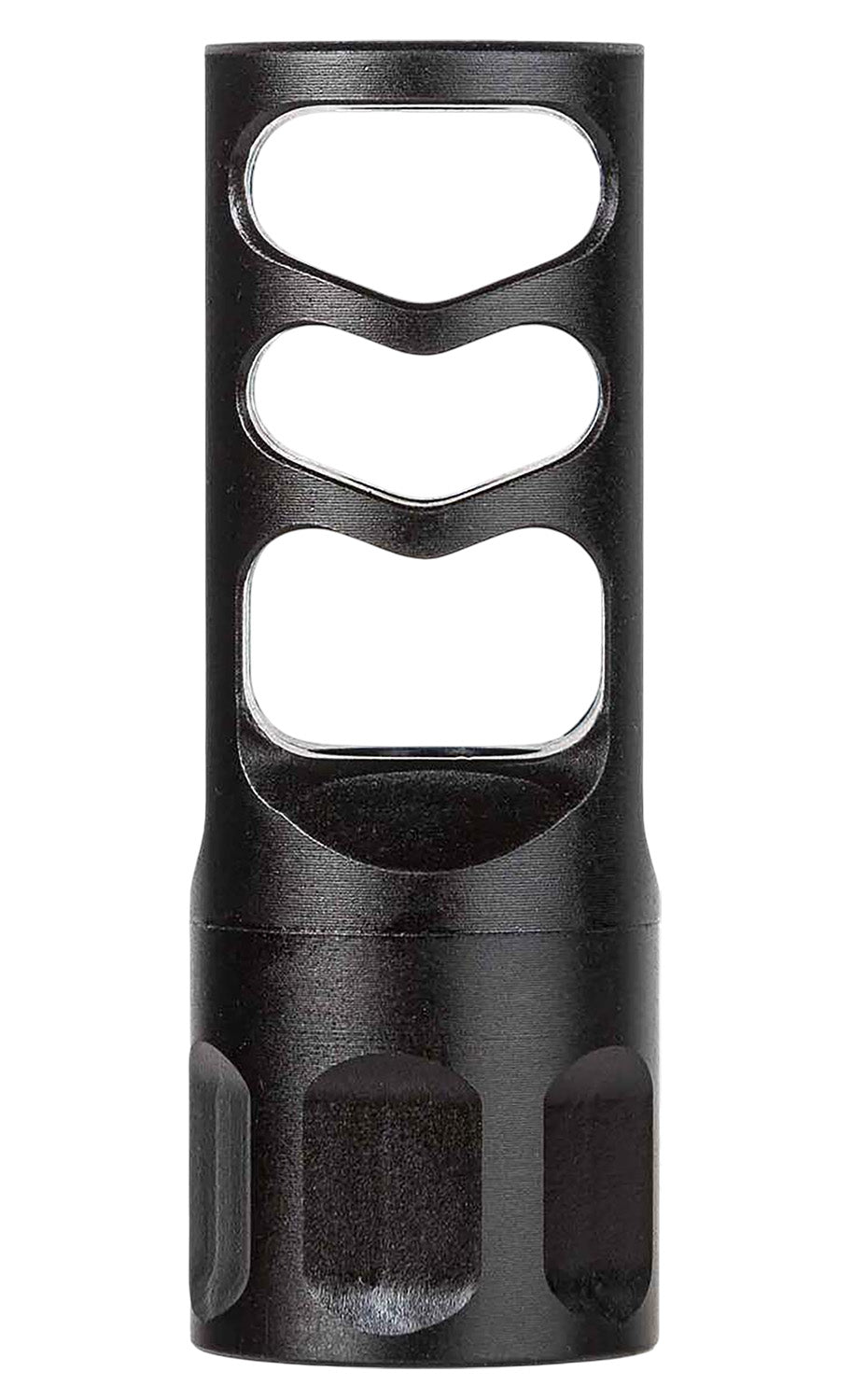 Tapco TAP22046 Self-Timing Muzzle Brake Black Nitride Steel 5/8x24 30 Cal
