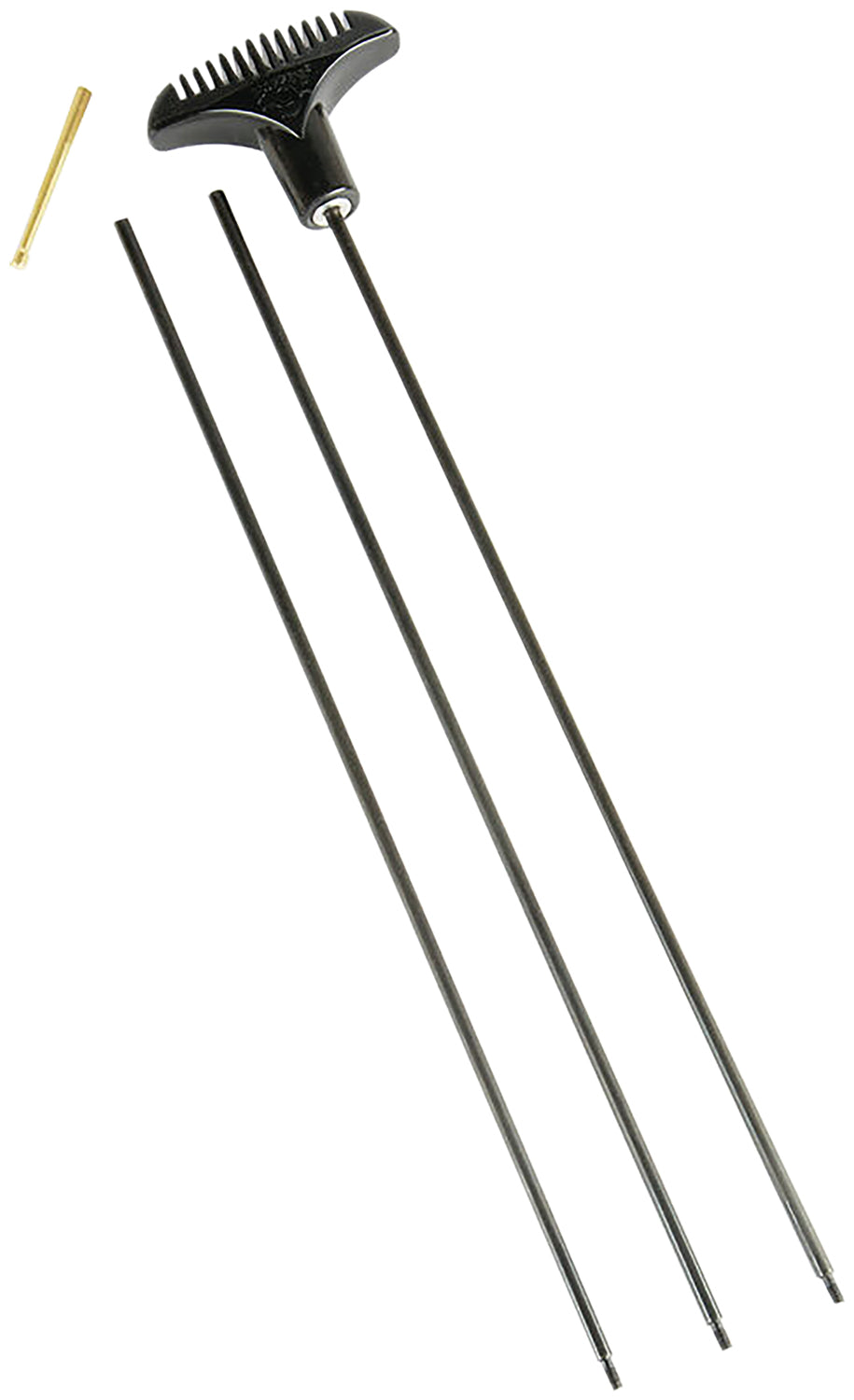 Hoppe's 3PA22 Three-Piece Aluminum Rifle Cleaning Rod 22 Cal 34.5" with Swivel Handle