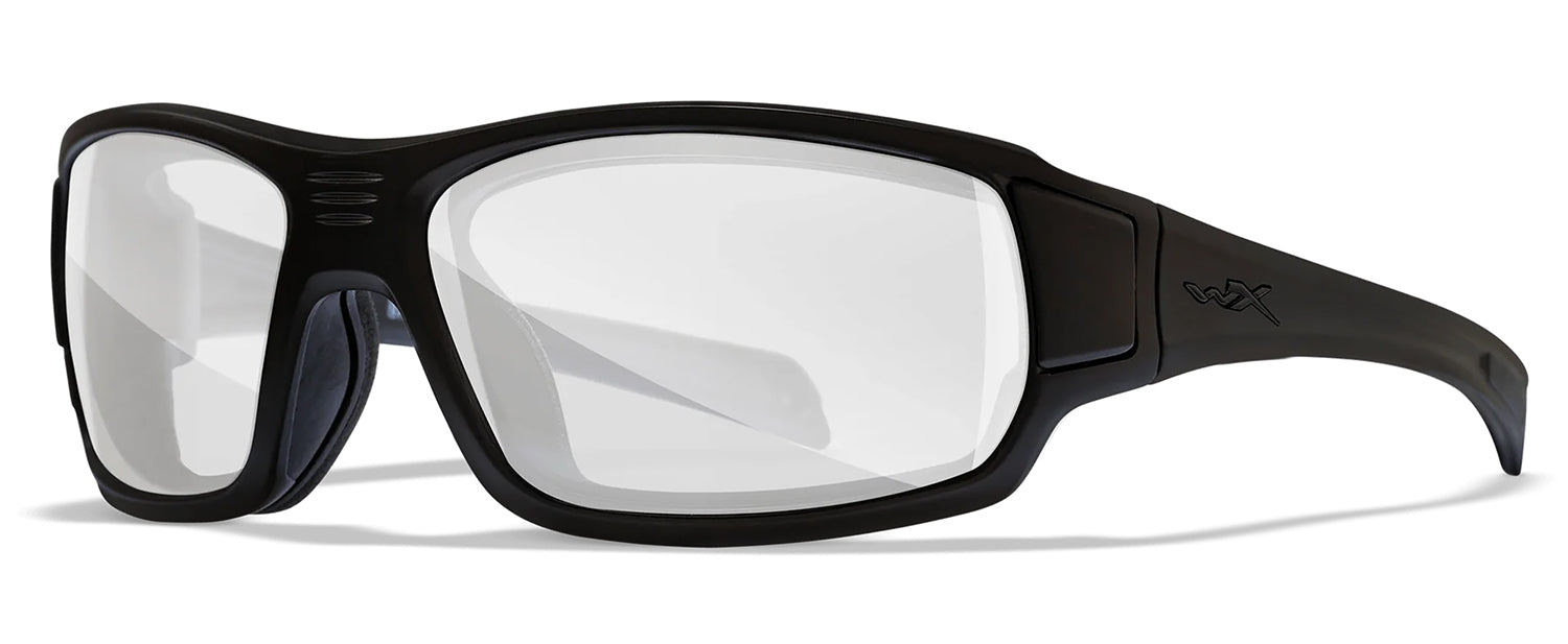 Wiley X CCBRH03 Breach Clear Lens Matte Black Frame Sunglasses