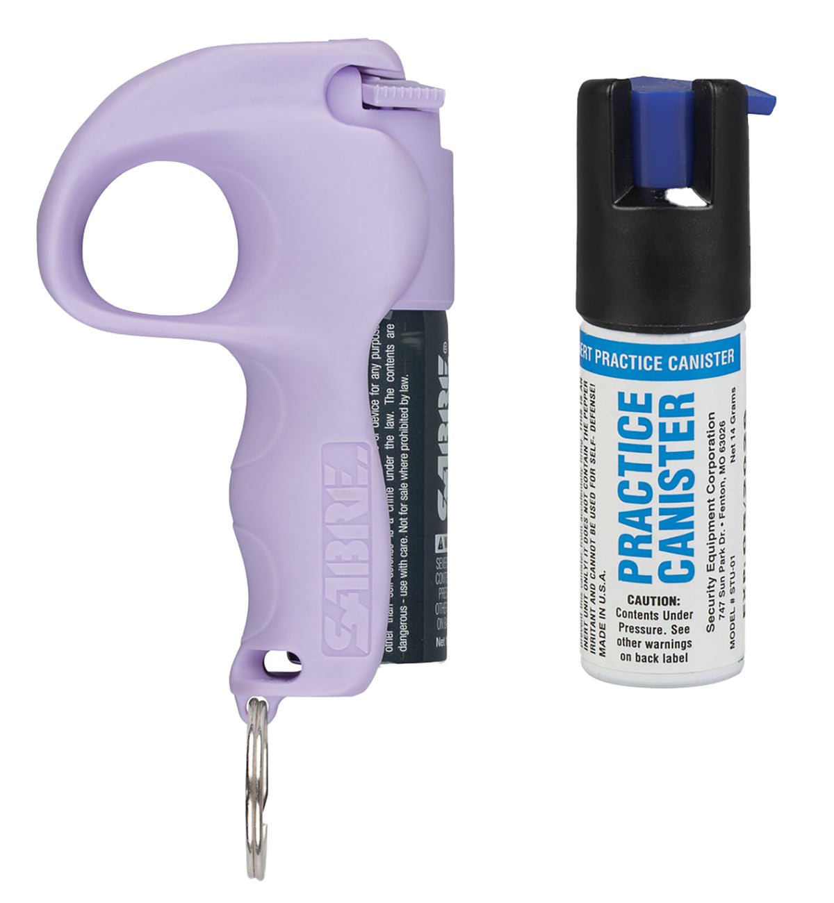 Sabre PBLVOCSTU04 Quick Grip Pepper Spray Lavender 0.54oz 12ft Range