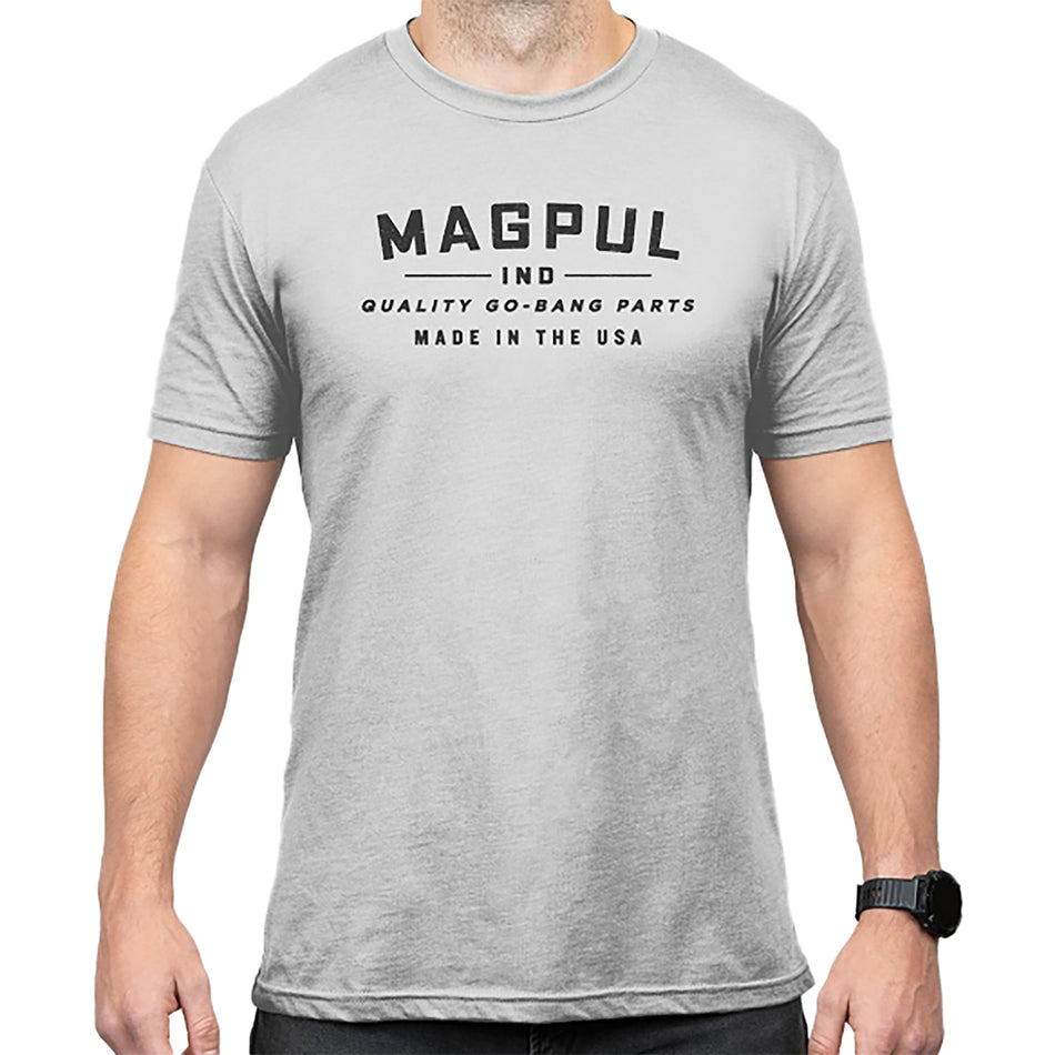 Magpul Go Bang Parts Short Sleeve Tee Stone Gray Heather 2XL