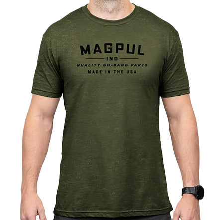 Magpul MAG1112-317 Go Bang Parts OD Green Short Sleeve Shirt Size Medium