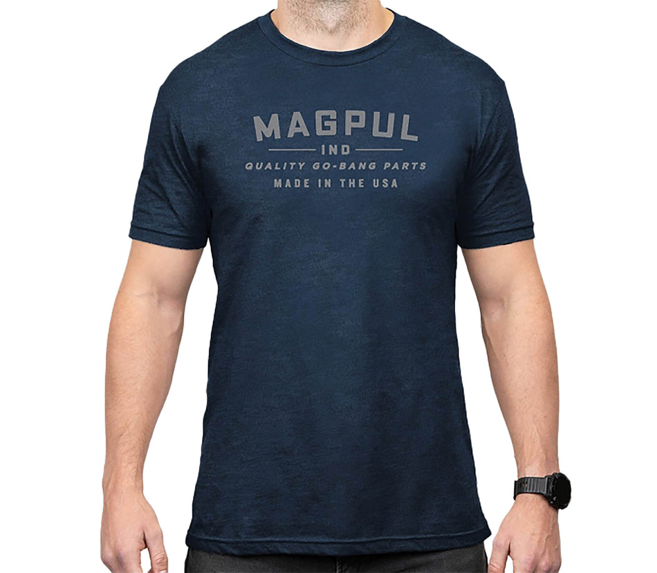 Magpul Go Bang Parts Short Sleeve T-Shirt Navy Heather 2XL