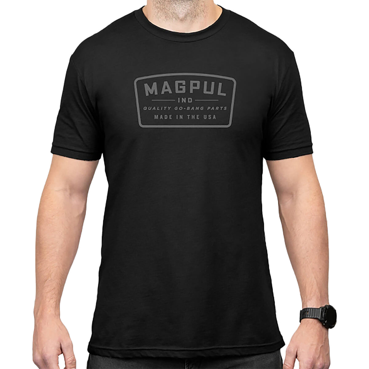 Magpul Go Bang Parts Black Cotton/Polyester Short Sleeve T-Shirt Large