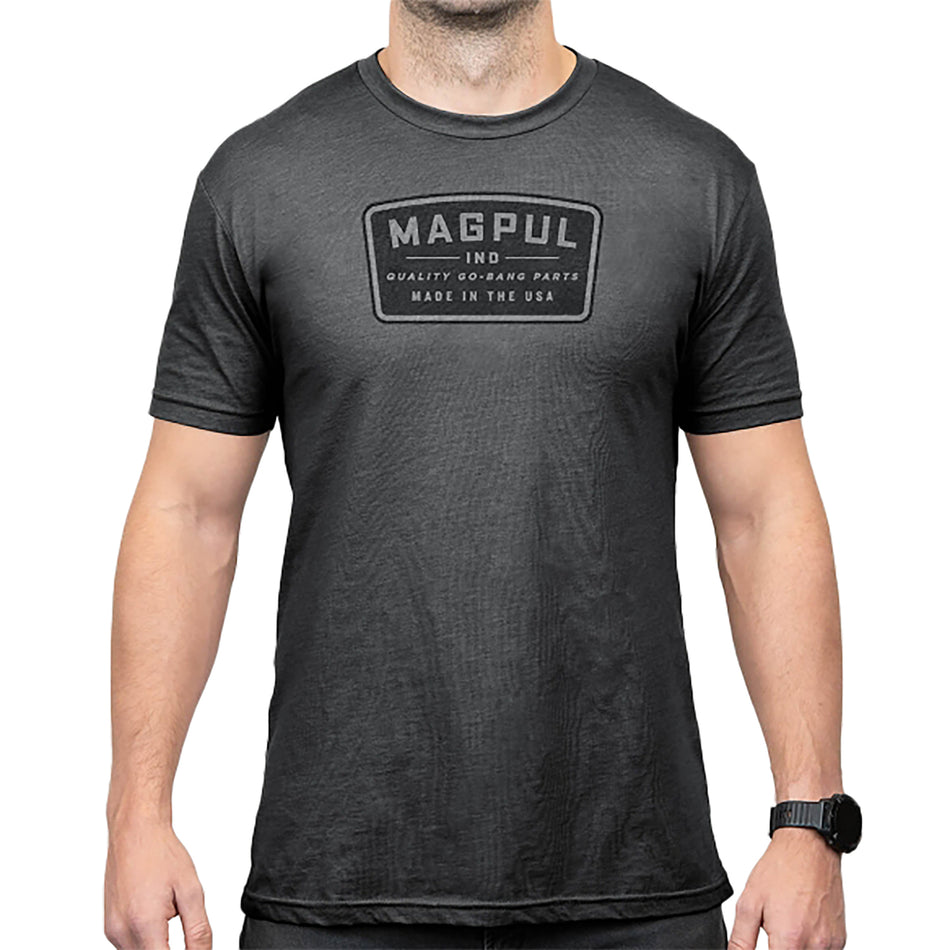Magpul Go Bang Parts Charcoal Gray Cotton/Polyester Short Sleeve T-Shirt Large