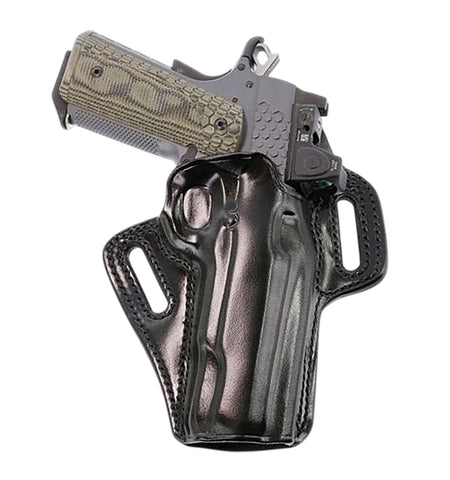 Galco APO Strongside/Crossdraw OWB Holster Black Steerhide Fits Kimber 1911 5" Right Hand