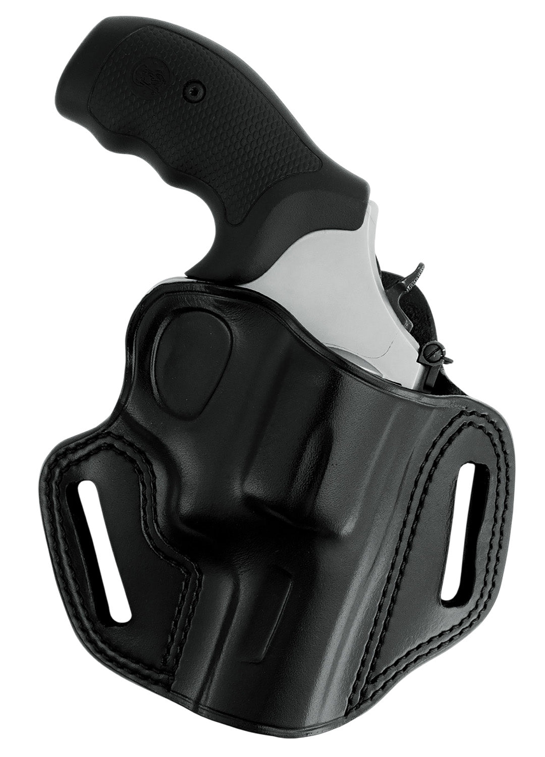 Galco CM192B Combat Master OWB Belt Holster Black Steerhide Fits S&W L Frame M686 3" Right Hand