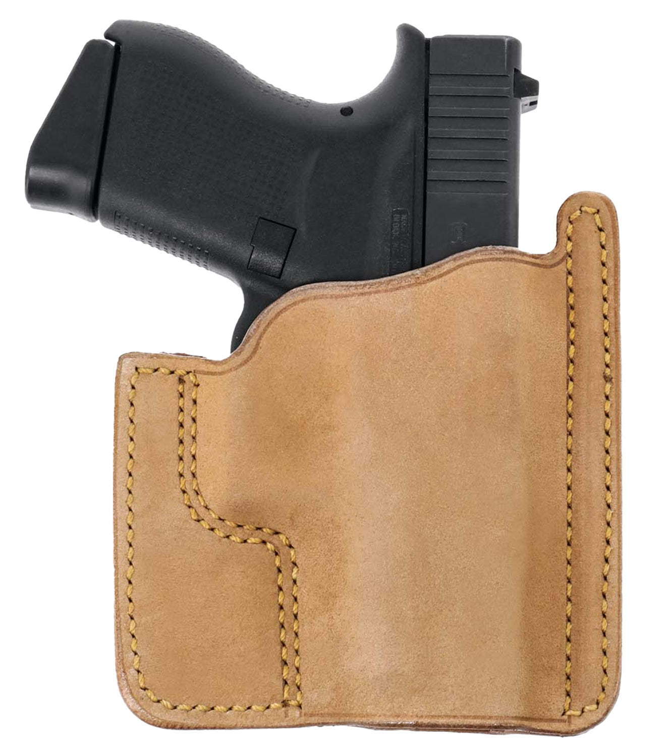 Galco Front Pocket Horsehide Holster Natural Glock 43 Ambidextrous