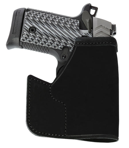 Galco PRO648B Pocket Protector Holster Black Steerhide Fits S&W Bodyguard 2.0 Ambidextrous