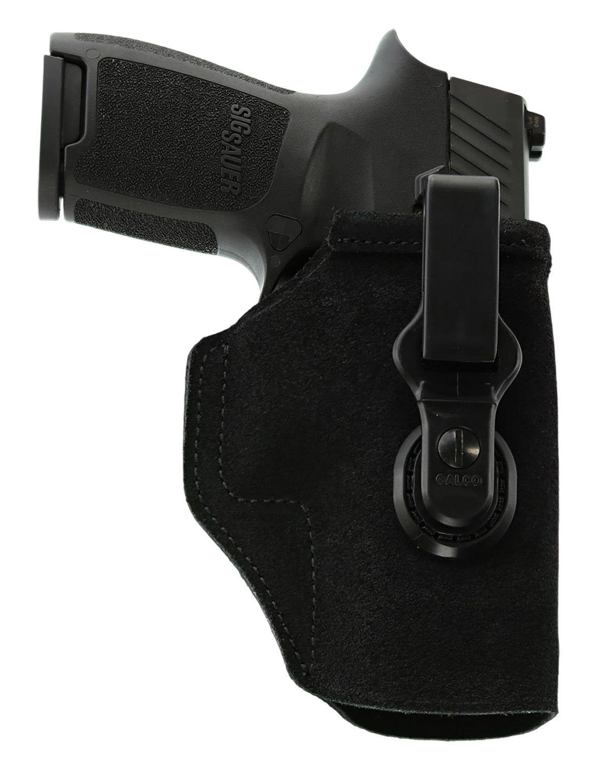 Galco TUC818RB Tuck-N-Go Strongside/Crossdraw IWB Holster Black Steerhide Fits Sig Sauer P365 Fuse Ambidextrous
