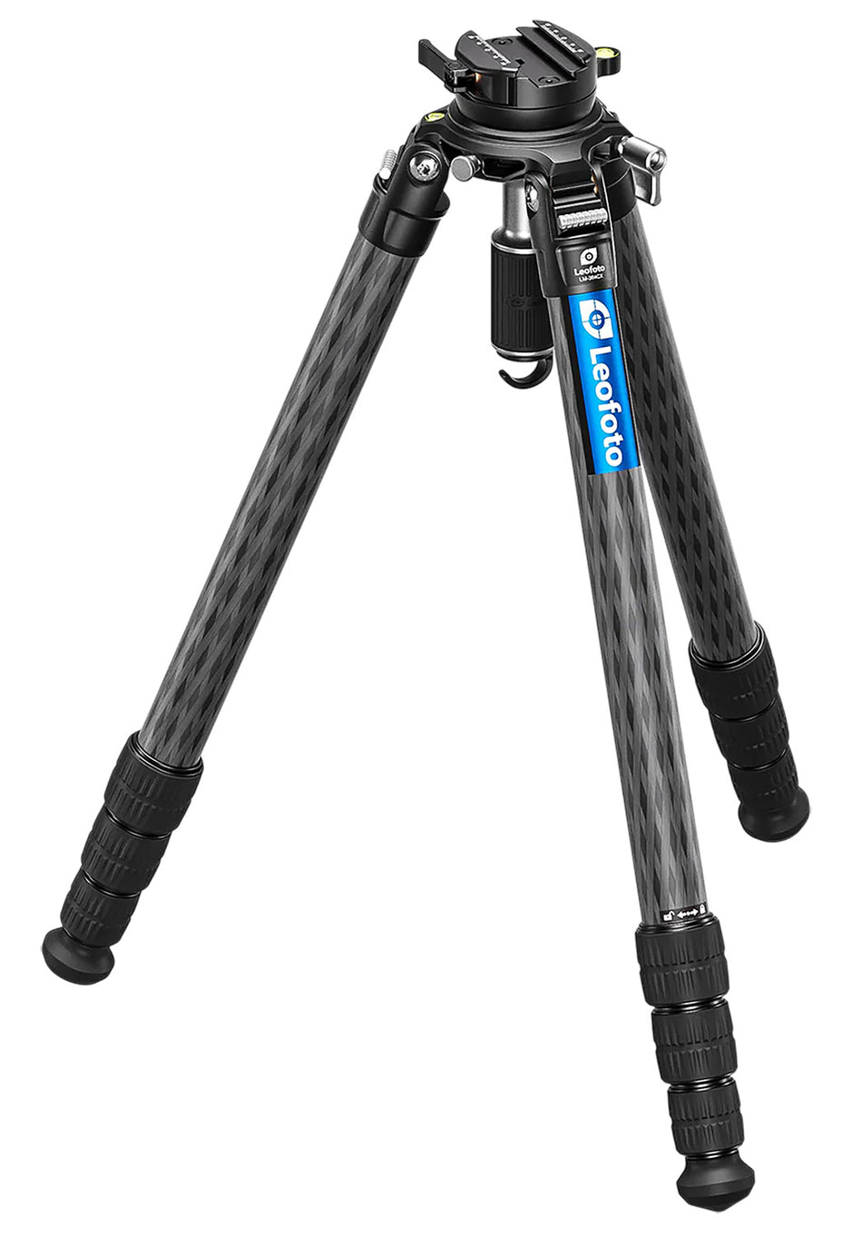 Leofoto USA LM-364CX+YB-75LRC Carbon Fiber Shooting Tripod Black