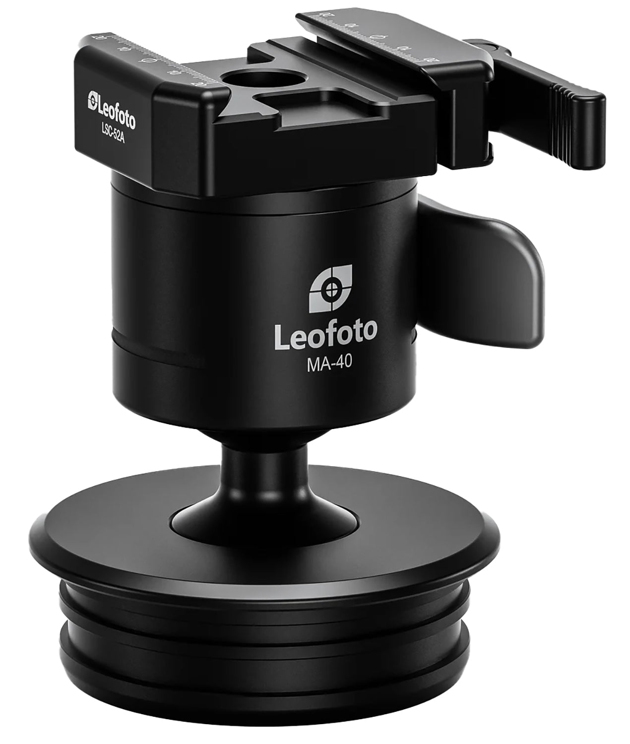 Leofoto USA MAB-75X Tripod Ball Head Black Aluminum