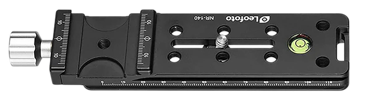 Leofoto NR-140D Long Nodal Slide with Clamp ARCA and Picatinny Rail