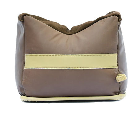 BenchMaster BMALBBLF All Leather Bench Bag Large Prefilled Front Bag 12.50 lbs