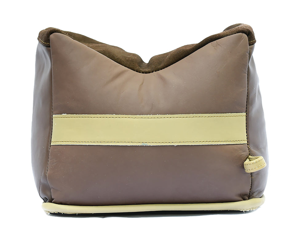 BenchMaster BMALBBLF All Leather Bench Bag Large Prefilled Front Bag 12.50 lbs