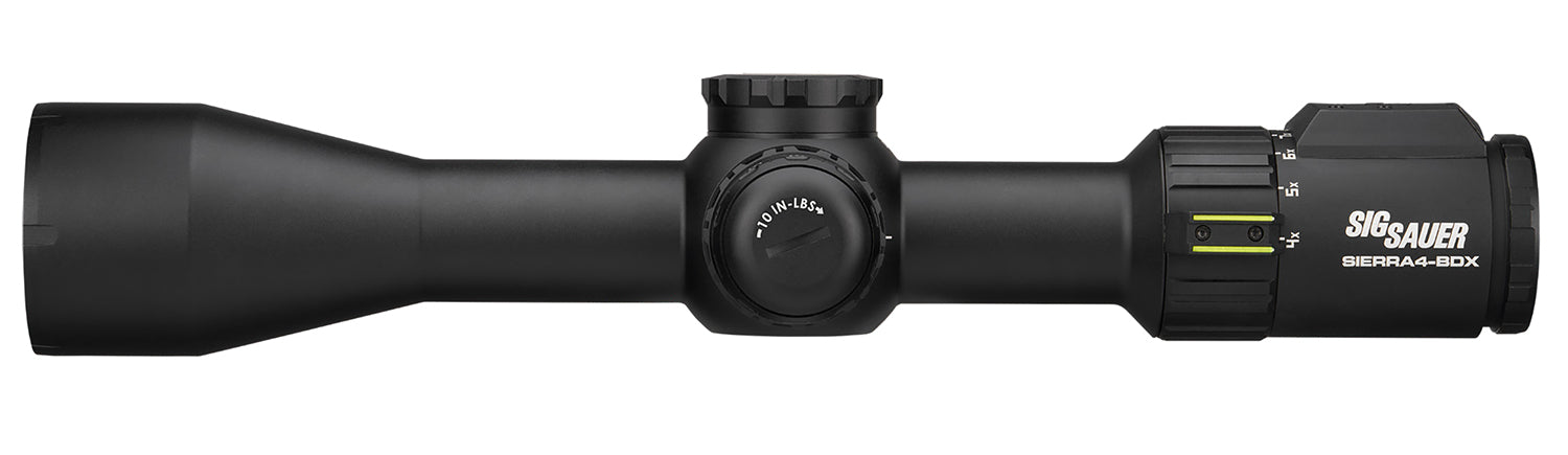 Sig Sauer SOSBDX4411 Sierra4 BDX Black 4-16x44mm 30mm Tube Illuminated BDX-R2 Ballistic Reticle