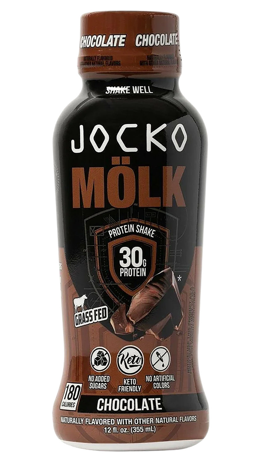 Jocko Fuel Chocolate Protein Shake 12oz 12 Pack