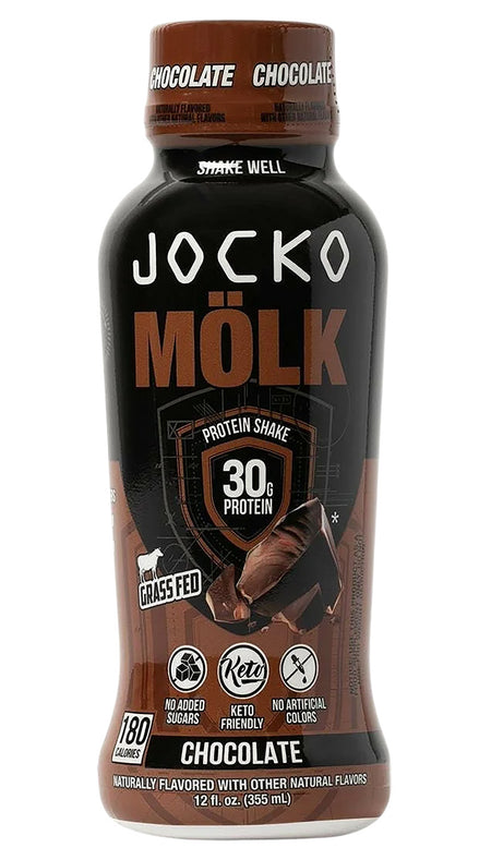 Jocko Fuel Chocolate Protein Shake 12oz 12 Pack