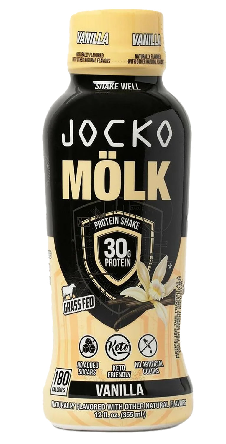 Jocko Fuel Vanilla Protein Shake 12oz 12 Pack