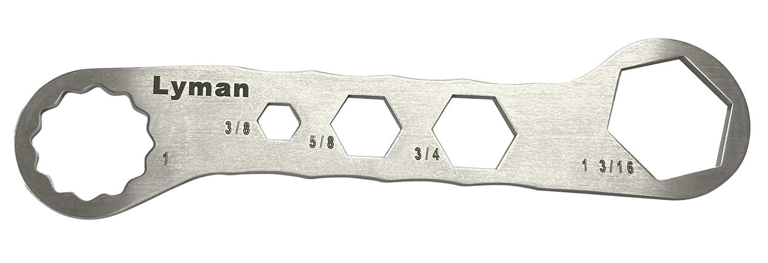 Lyman 7631250 BrassSmith Die Wrench Silver Stainless Steel