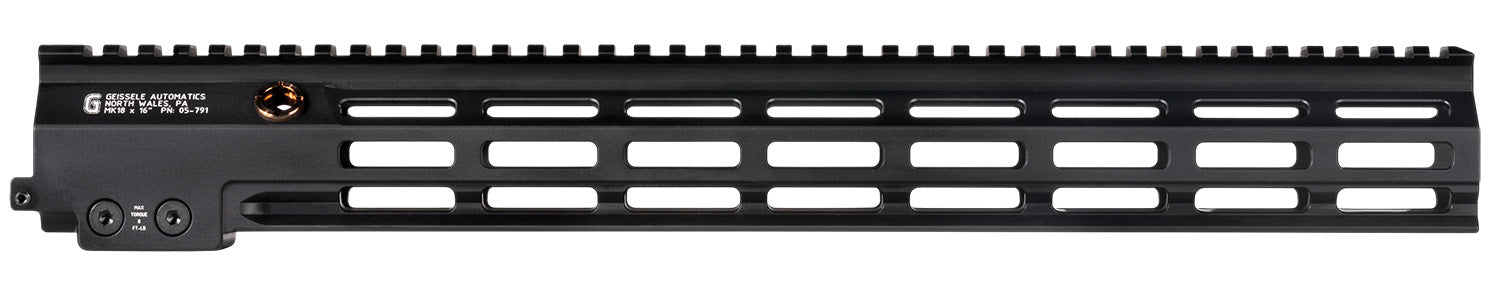 Geissele Automatics Super Modular Rail MK18 Black Aluminum 16.50" Handguard