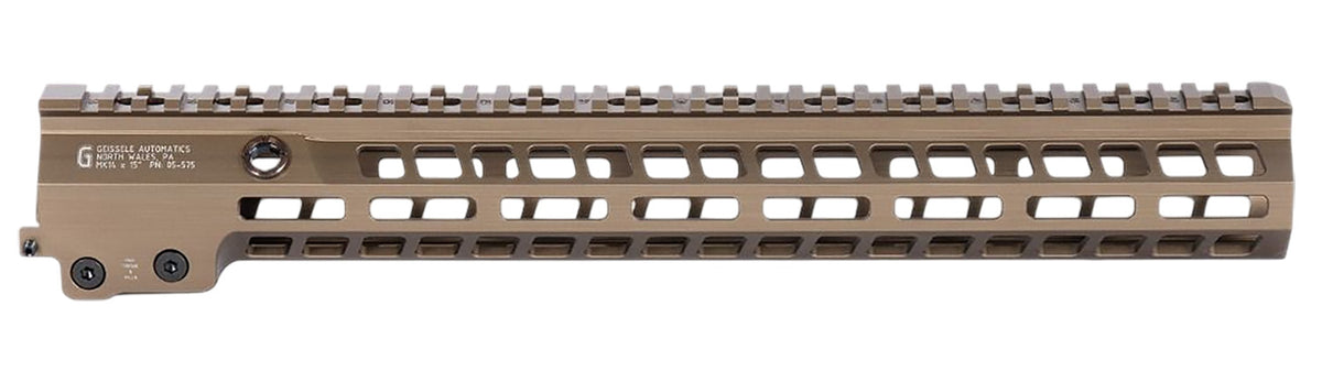 Geissele Automatics 05575S Super Modular Rail MK14 DDC Aluminum 15" Handguard