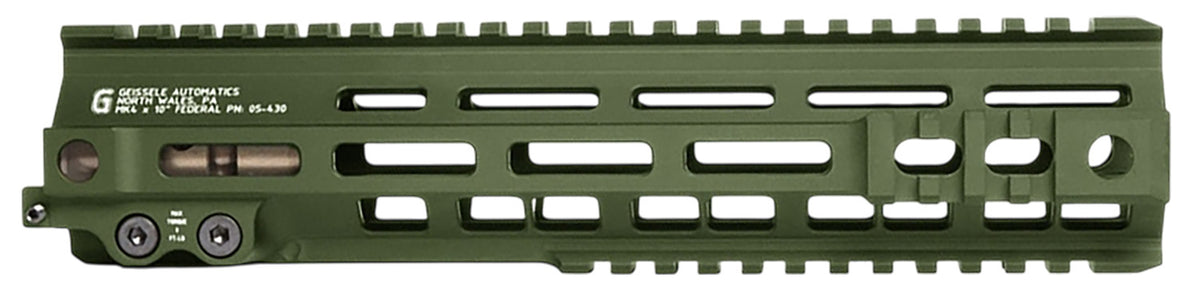 Geissele Automatics Super Modular Rail Mk4 ODG Aluminum 10" Handguard